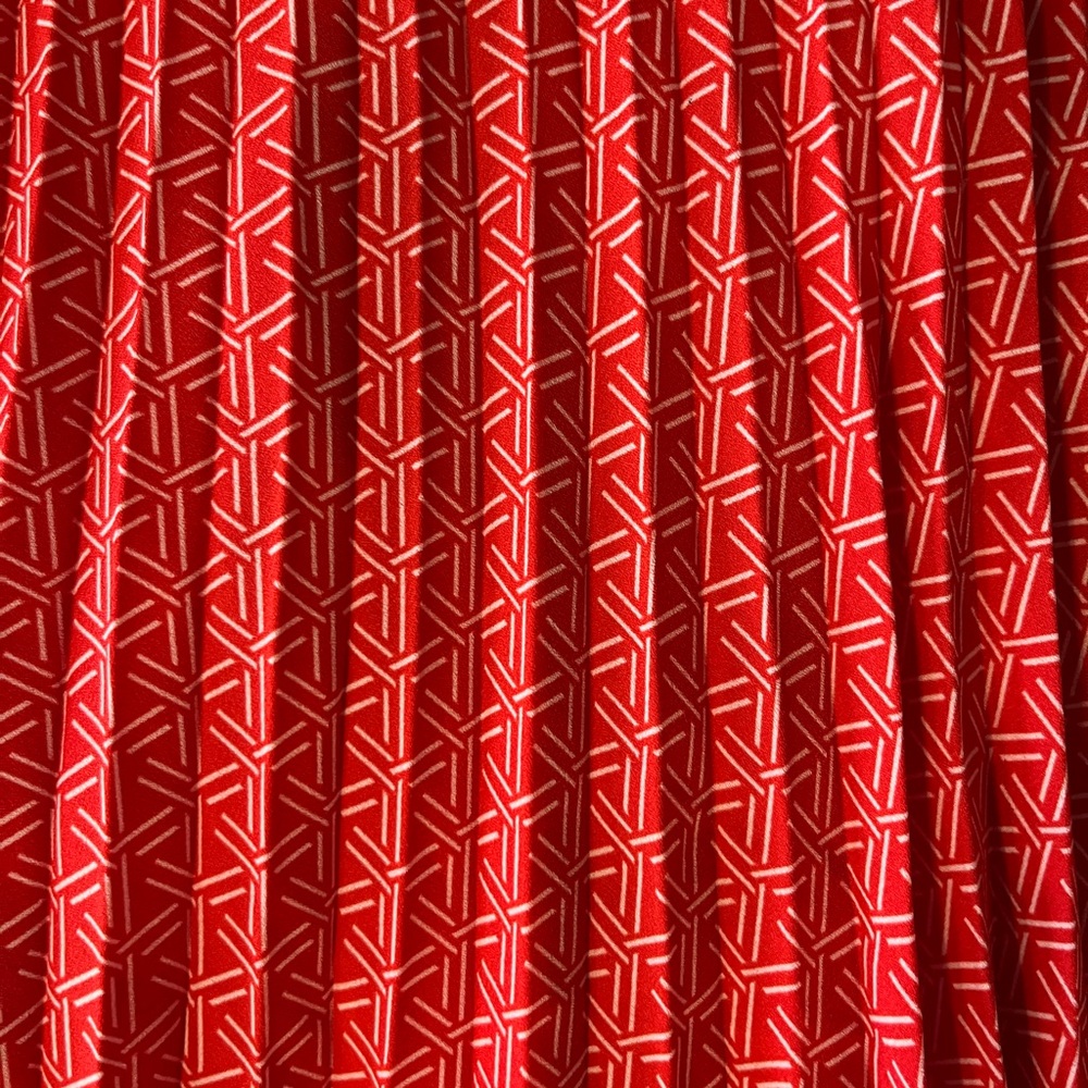 Banana Republic Sleeveless Red Patterned Mini Dress, Size 6 NWT - Picture 5 of 16